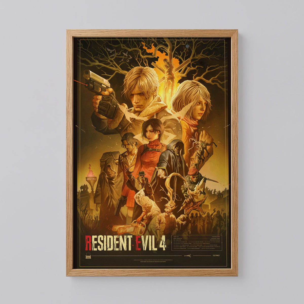 Resident Evil 4 Home Decor Art