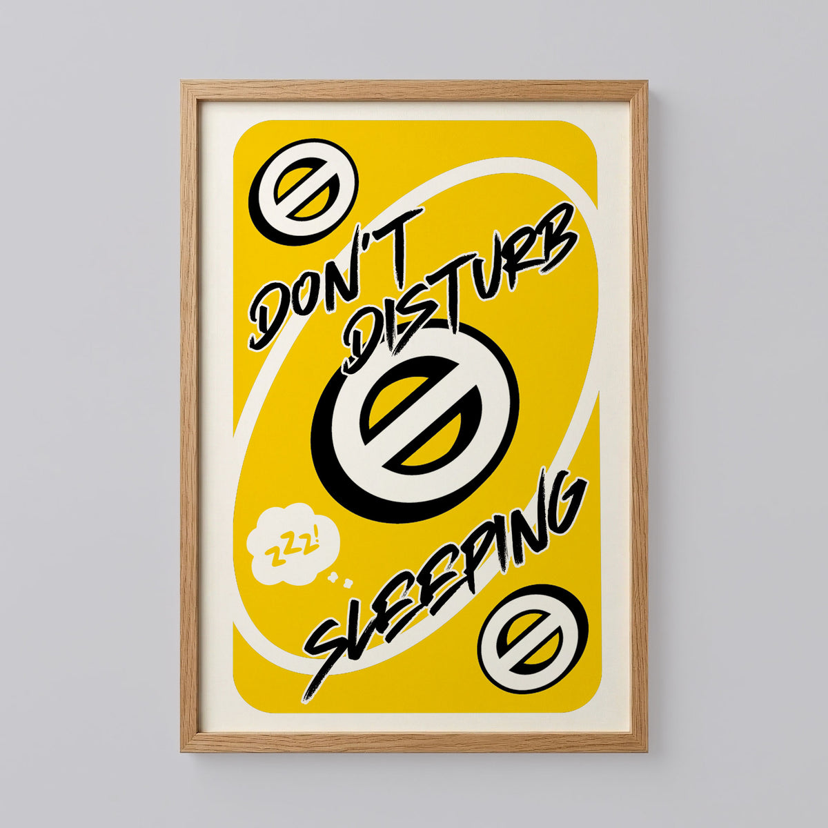 Don't Disturb Sleeping Poster