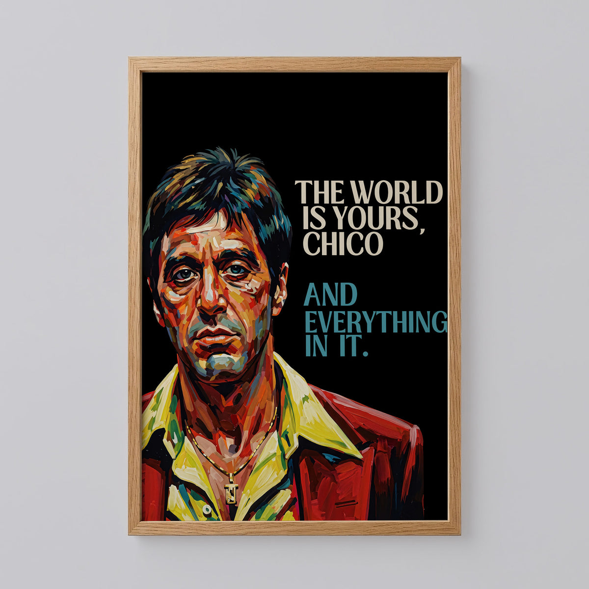 Scarface Quote Poster