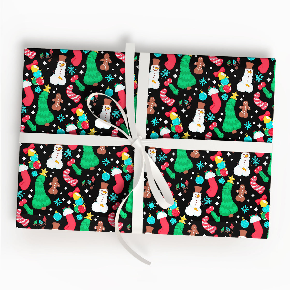 Christmas Wrapping Paper Festive Holiday Gift Wrap