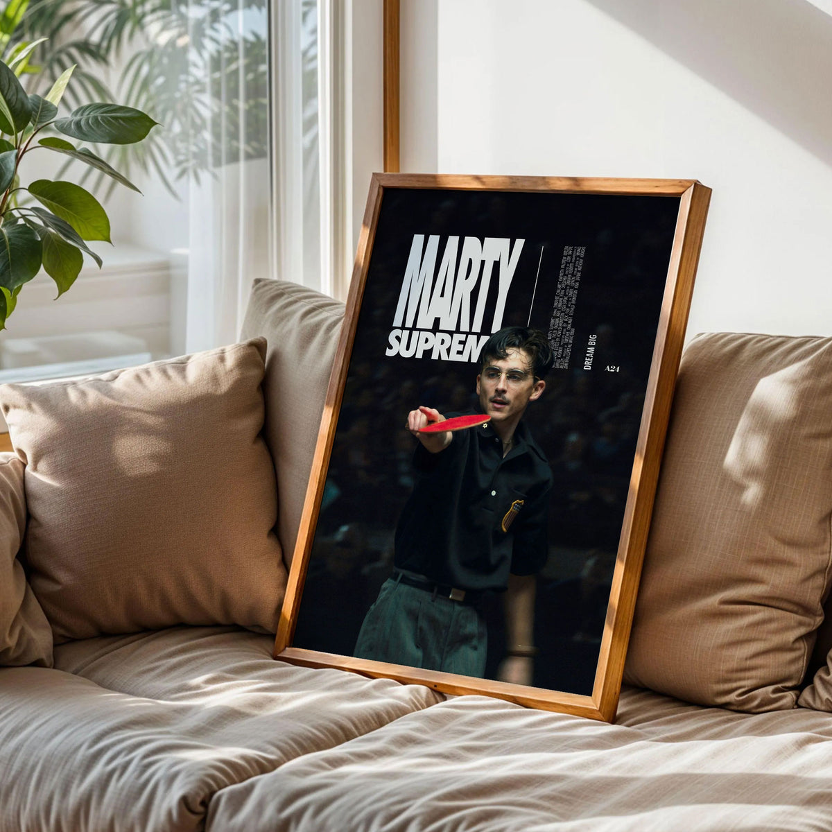 Marty Supreme Timothée Chalamet Art