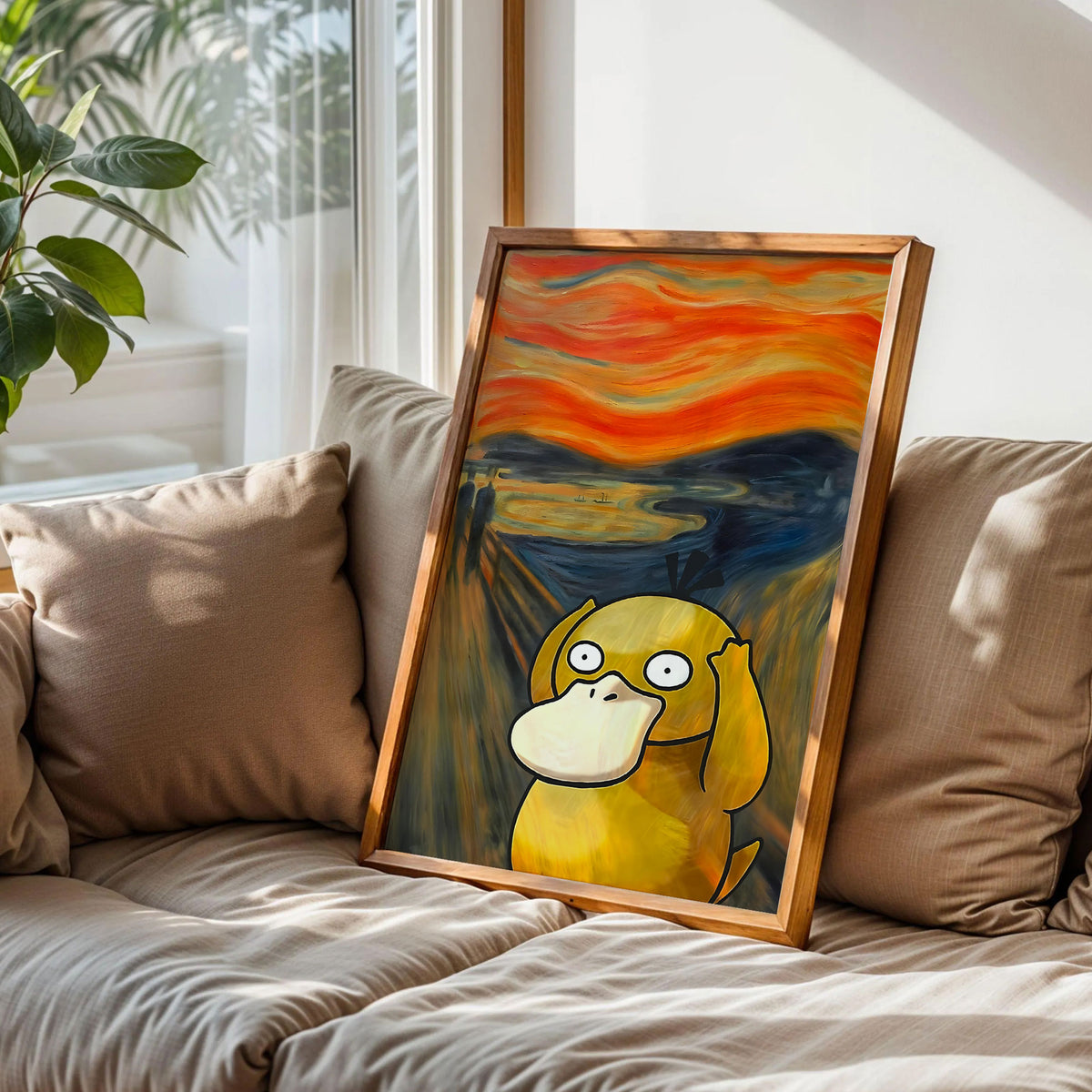 The Scream Psyduck Art