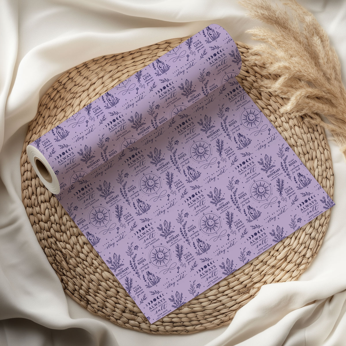 Lavender Practical Magic Wrapping Paper – Gift Wrap for Fans