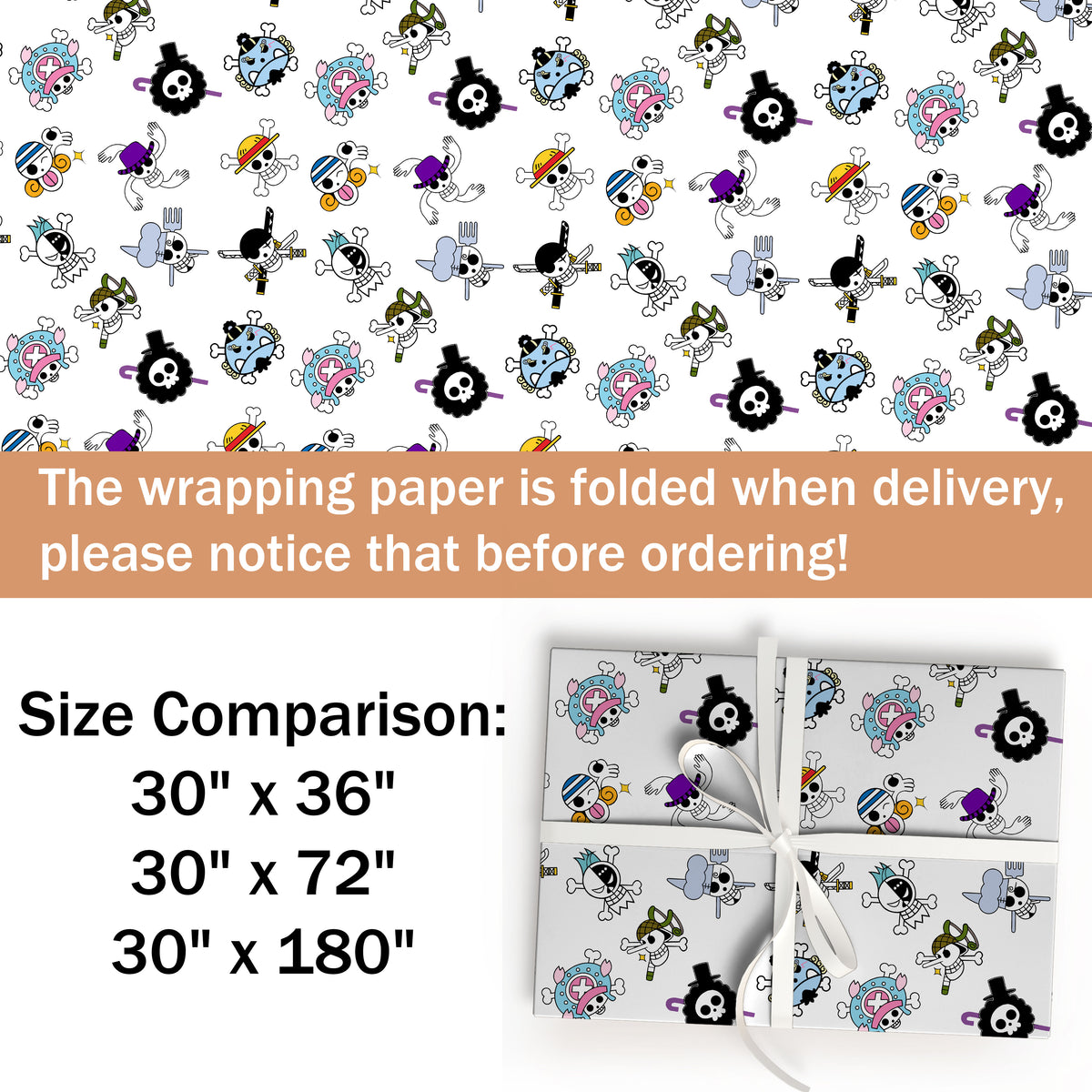 One Piece Wrapping Paper Roll