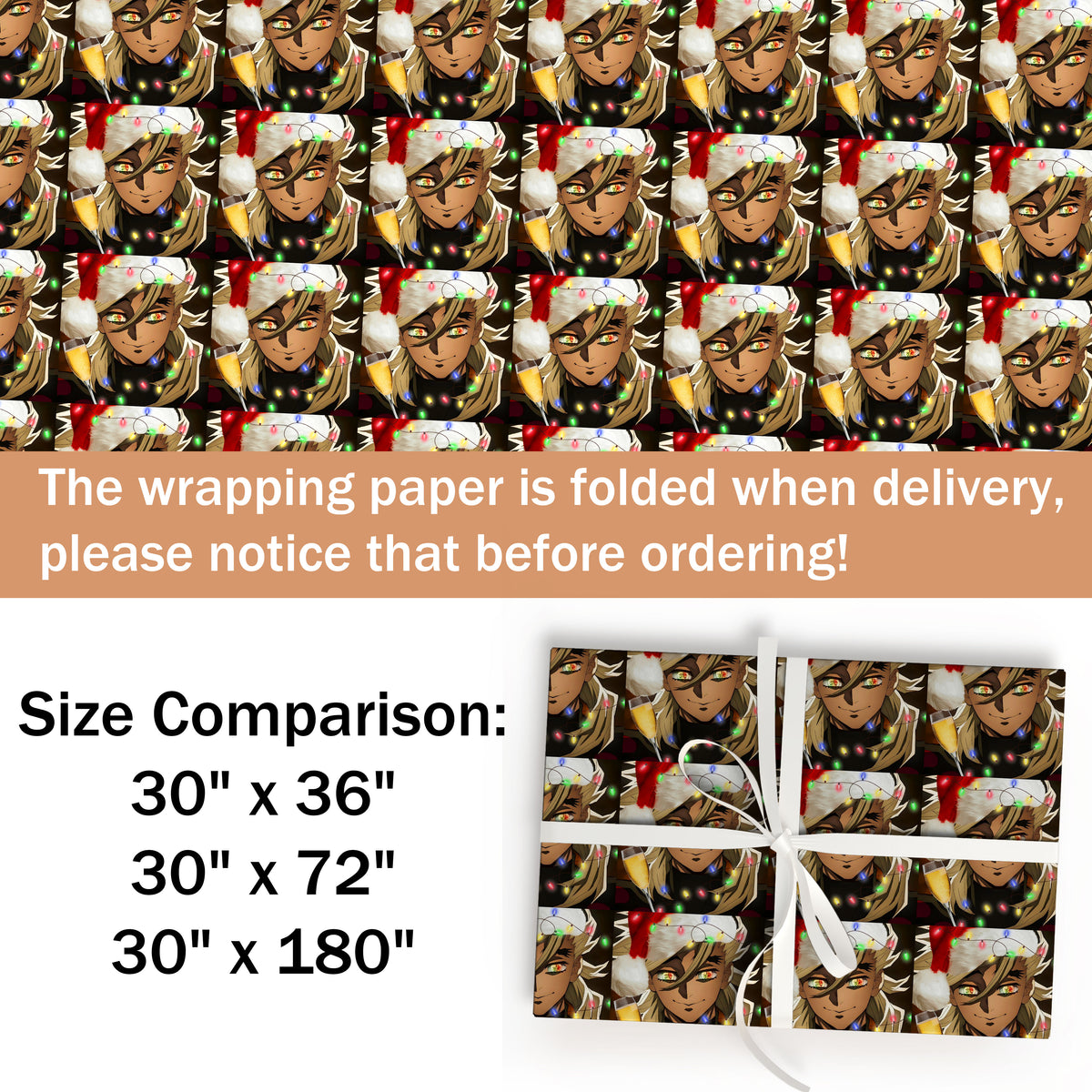 Douma Demon Slayer Wrapping Paper