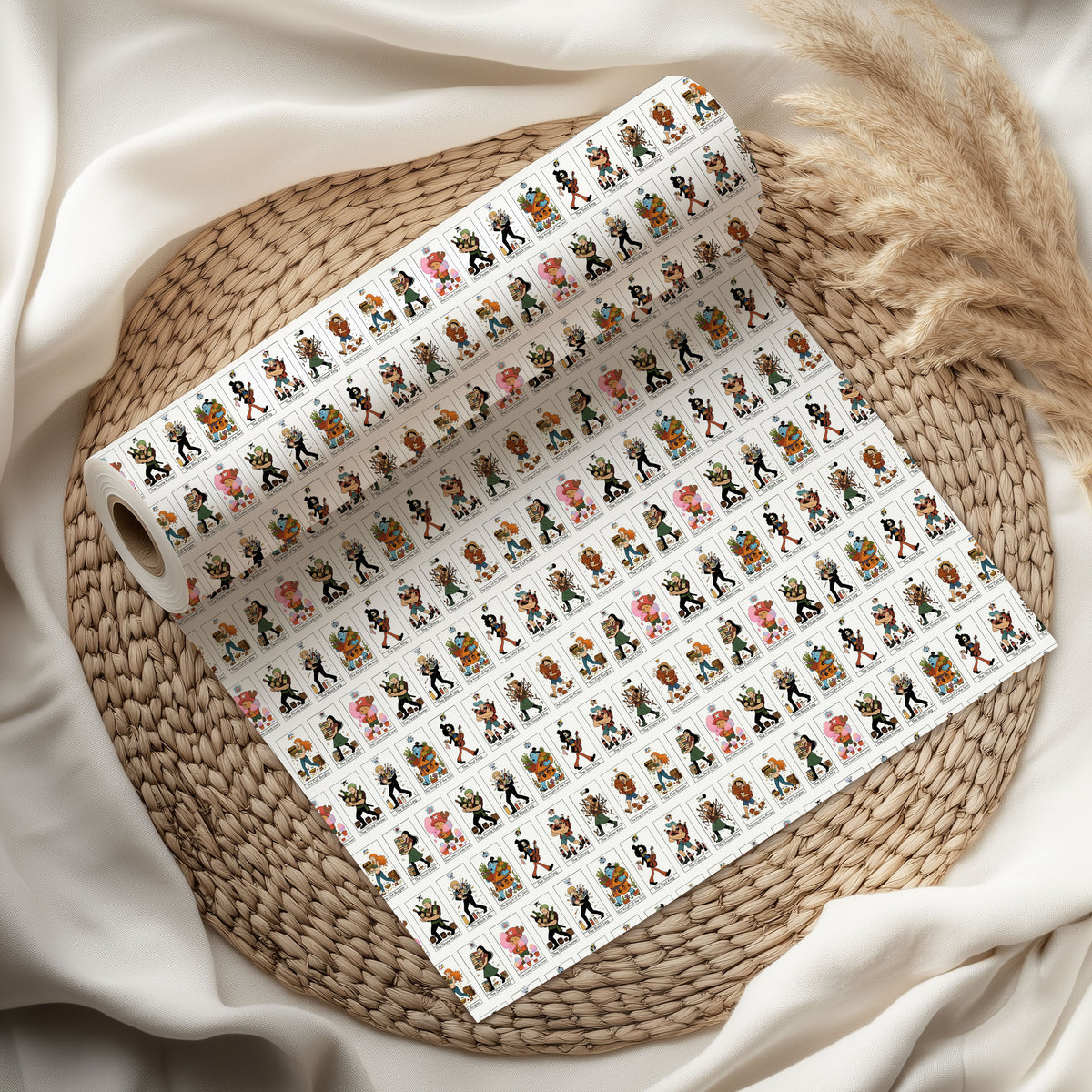 One Piece Wrapping Paper Sheet