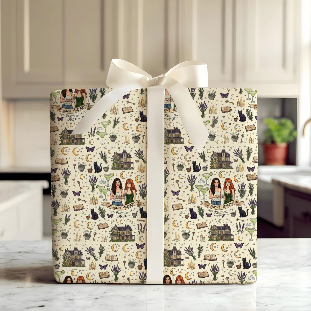 Cream House Practical Magic Wrapping Paper – Gift Wrap for Fans