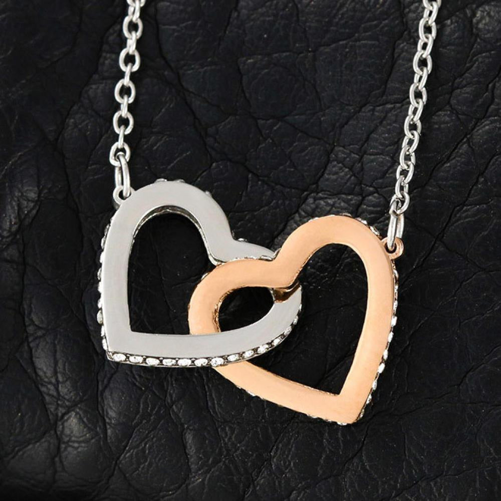 To My Beautiful Daughter Love Necklace Gift From Dad