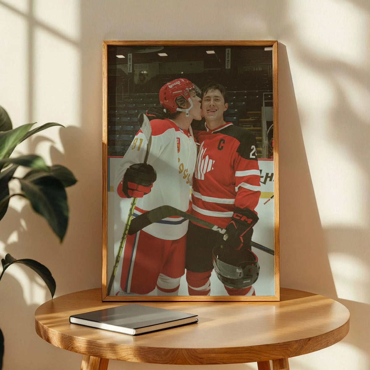 Heated Rivalry Hockey Romance Wall Art