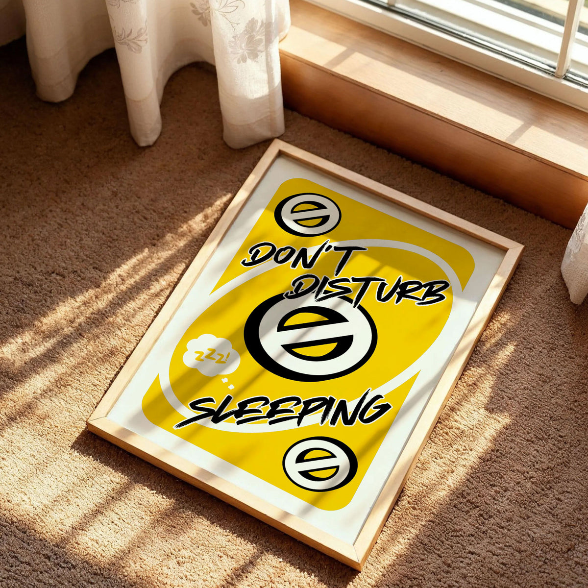 Don't Disturb Sleeping Poster