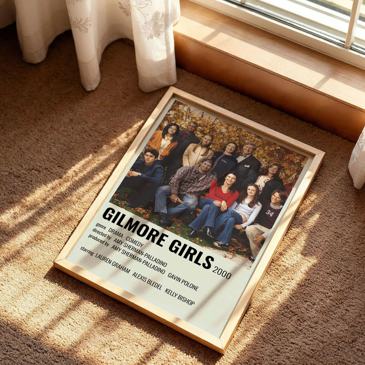 Gilmore Girls Retro TV Show Poster