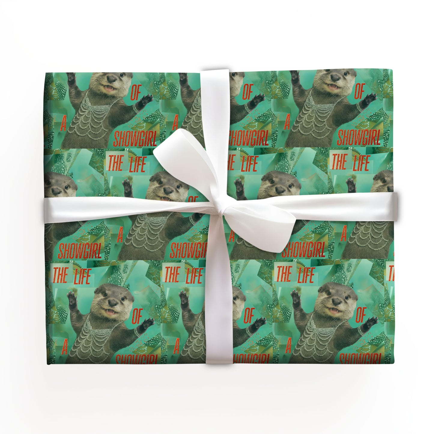 Otter The Life of a Showgirl Gift Wrap