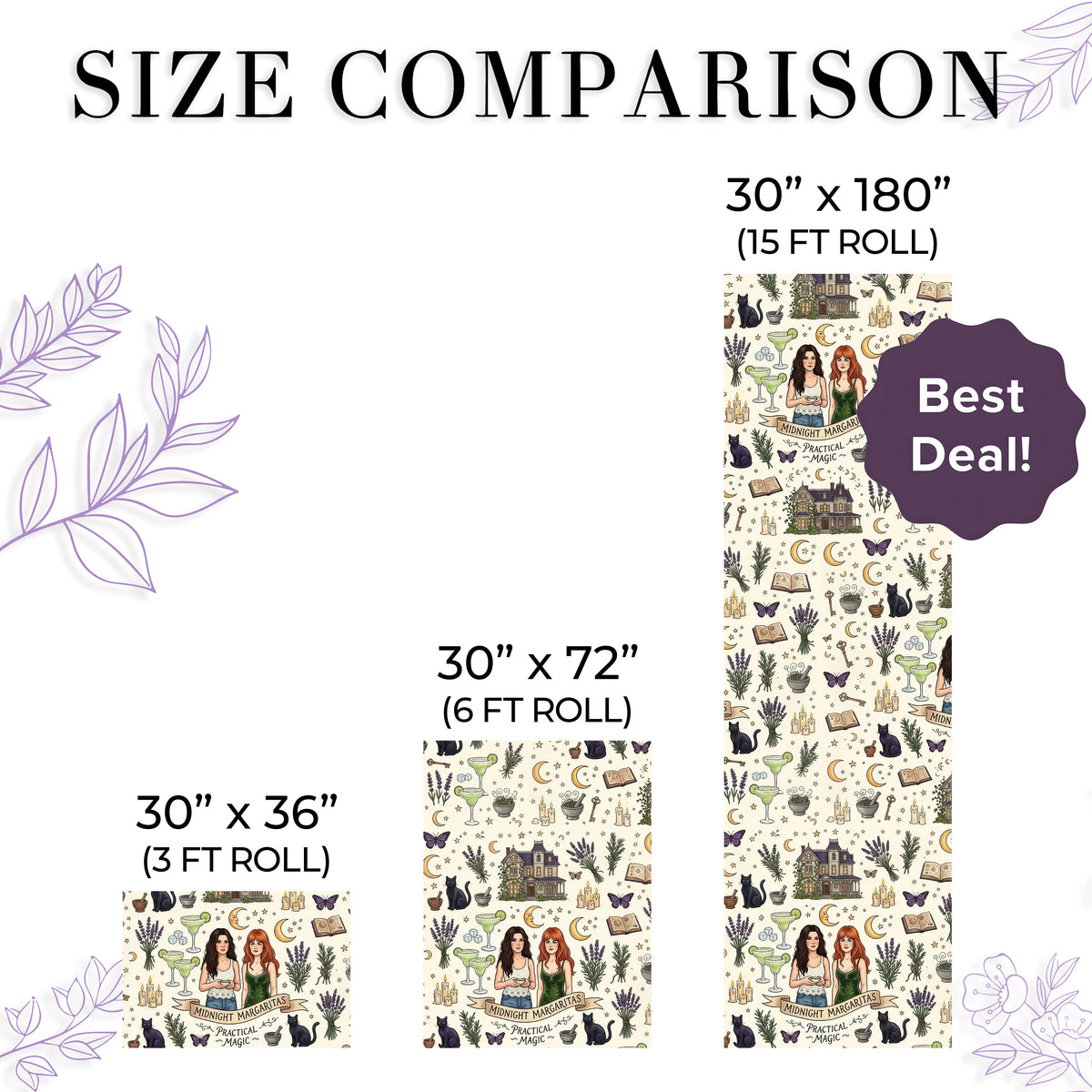 Cream House Practical Magic Wrapping Paper – Gift Wrap for Fans