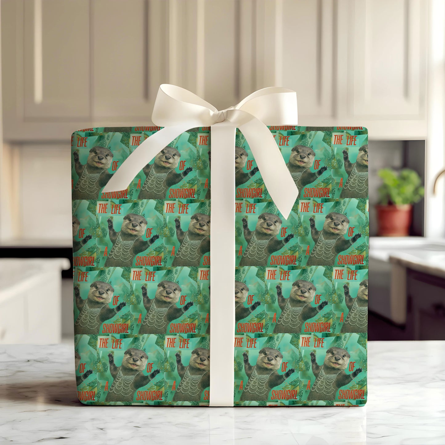 Otter The Life of a Showgirl Gift Wrap