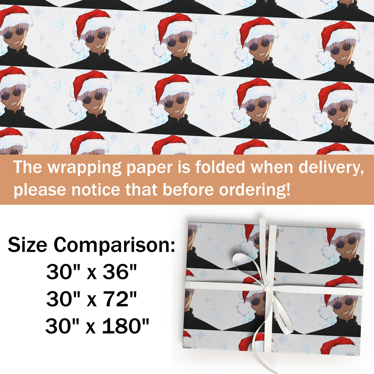 Demon Slayer Xmas Wrapping Paper