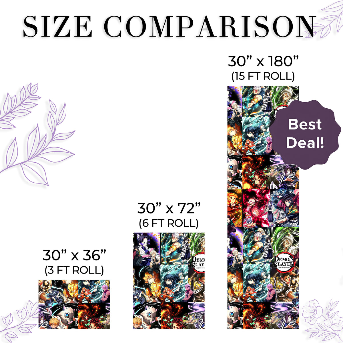 Demon Slayer Wrapping Paper Christmas Gift
