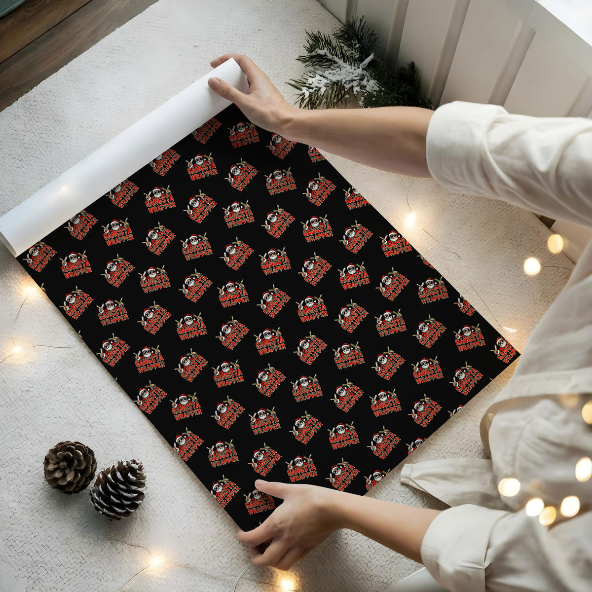 Meme Santa Gangsta Wrapper Gifts