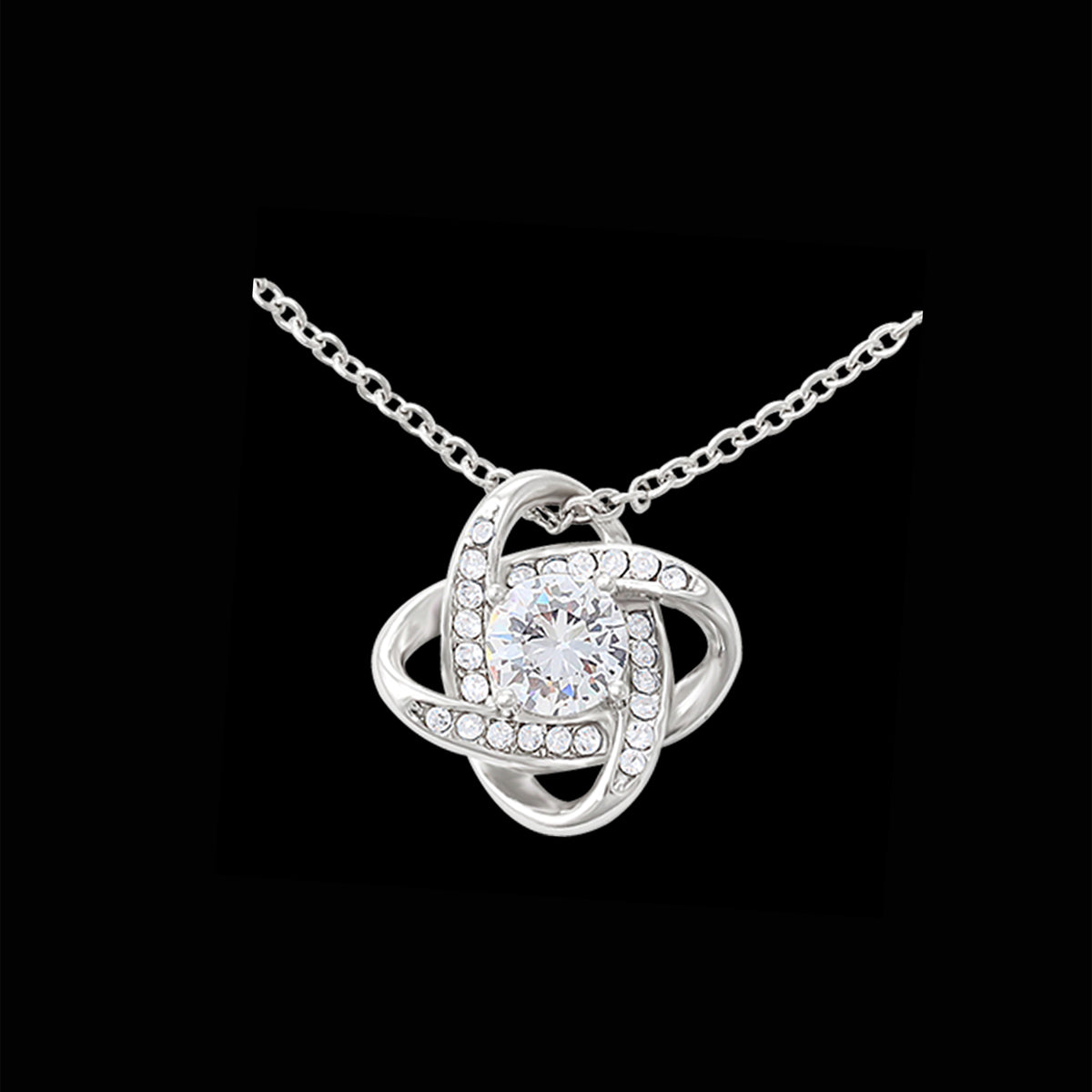 To My Beautiful Daughter Love Necklace Gift From Dad