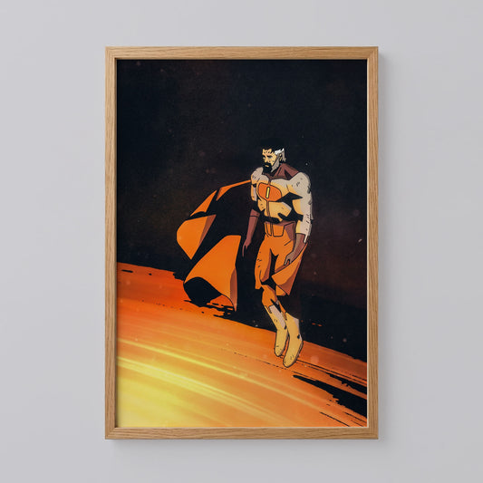 Omni Man Space Matte Vertical Poster