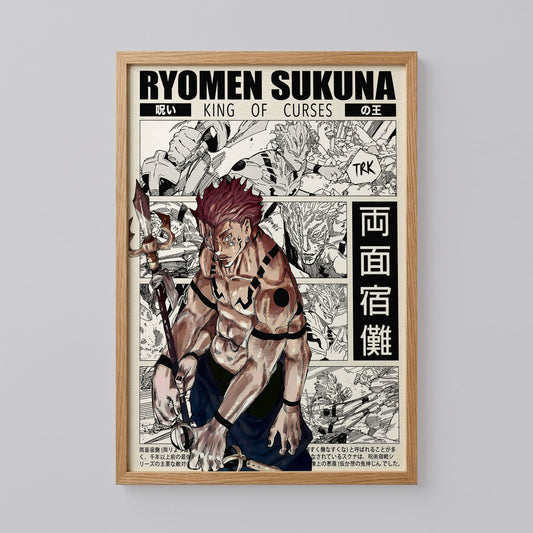 Ryomen Sukuna Wall Art