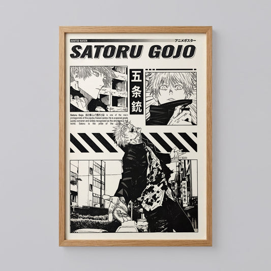 Satoru Gojo Anime Poster