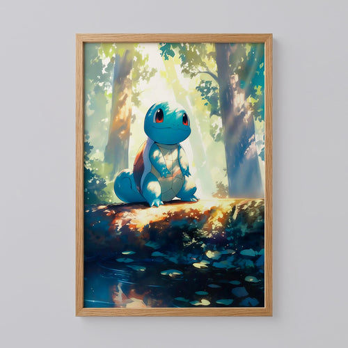 Squirtle Pokemon Gaming Wall Art