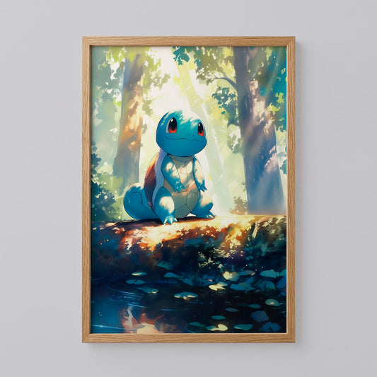 Squirtle Pokemon Gaming Wall Art