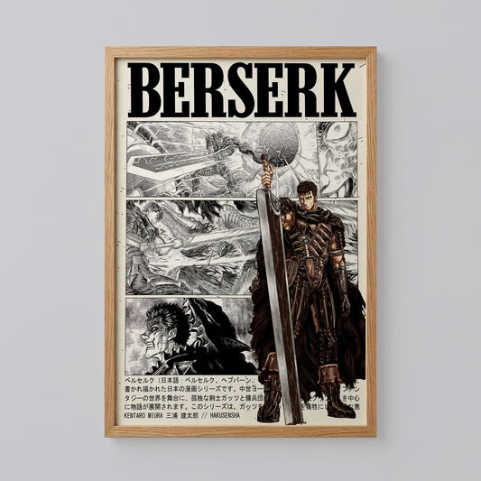 Berserk Guts Anime Manga Art