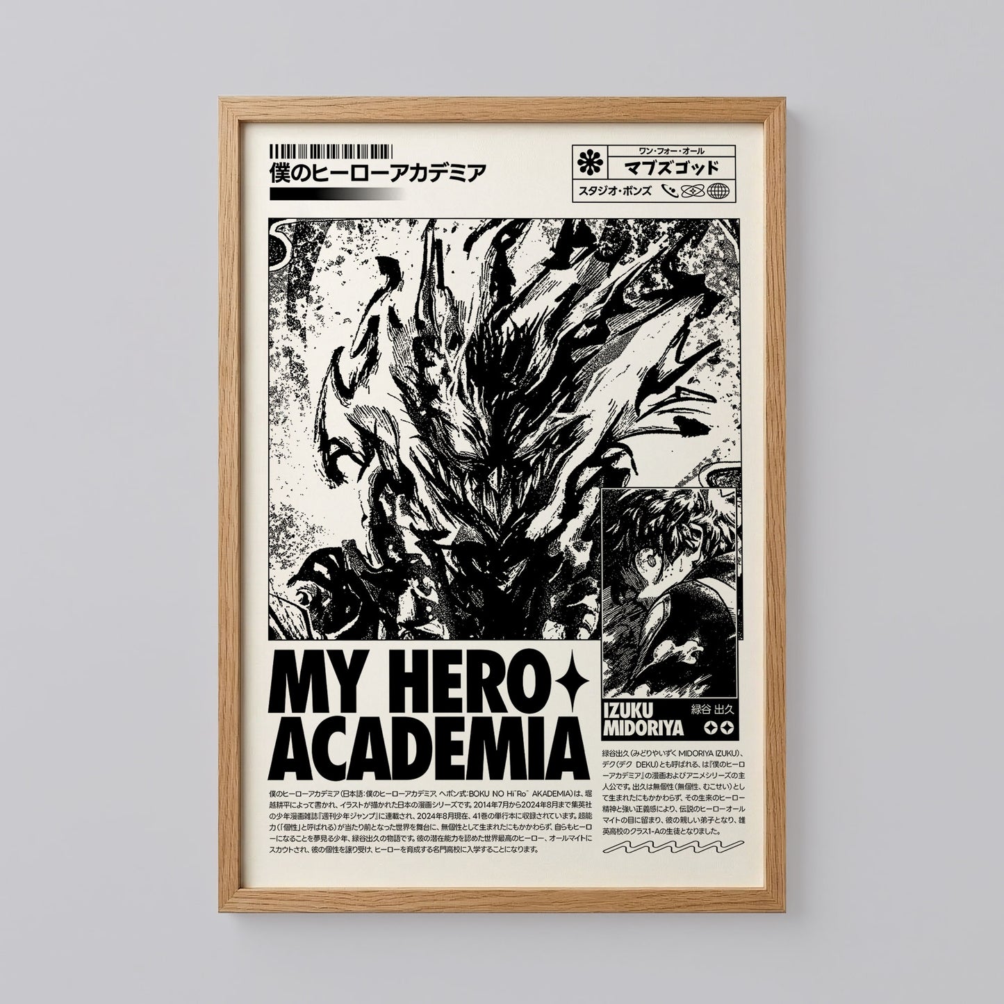 My Hero Academia Izuku Midoriya Poster