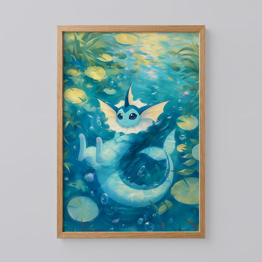 Vaporeon Wall Art