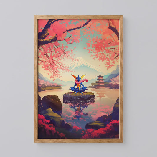 Greninja Pokémon Poster