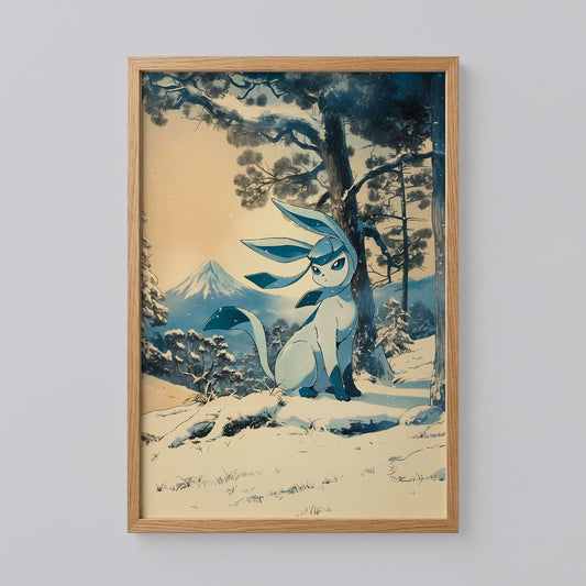 Glaceon Pokemon Poster