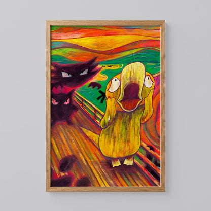 Psyduck The Scream Art