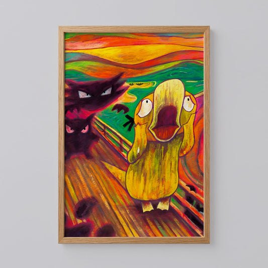 Psyduck The Scream Art