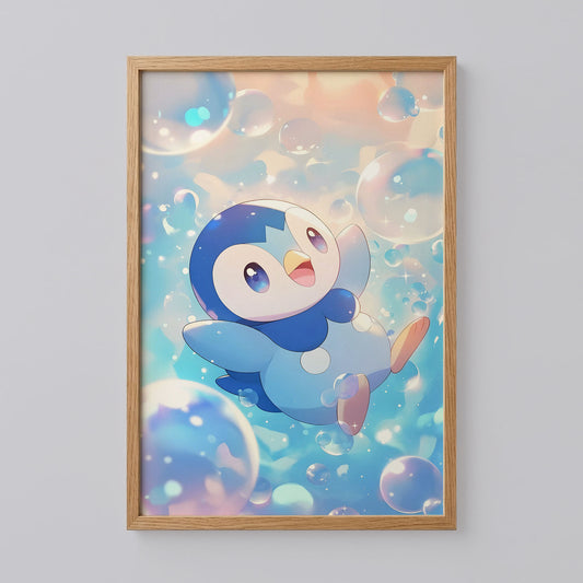 Pokémon Piplup Print Art