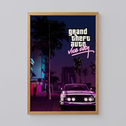 Grand Theft Auto Vice City Poster