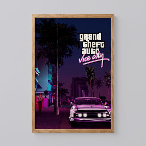 Grand Theft Auto Vice City Poster