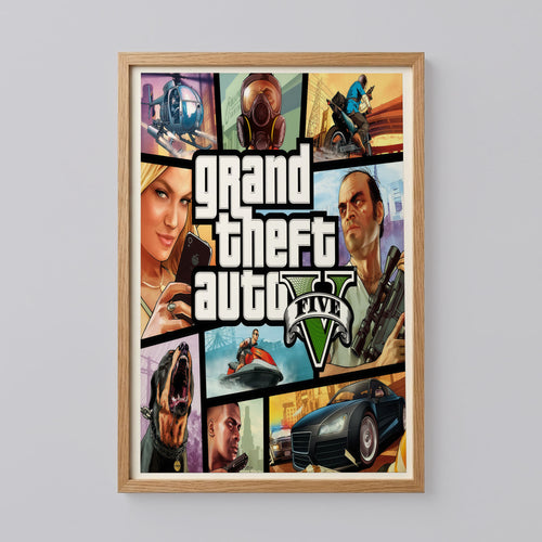 Grand Theft Auto Vice City Print Art