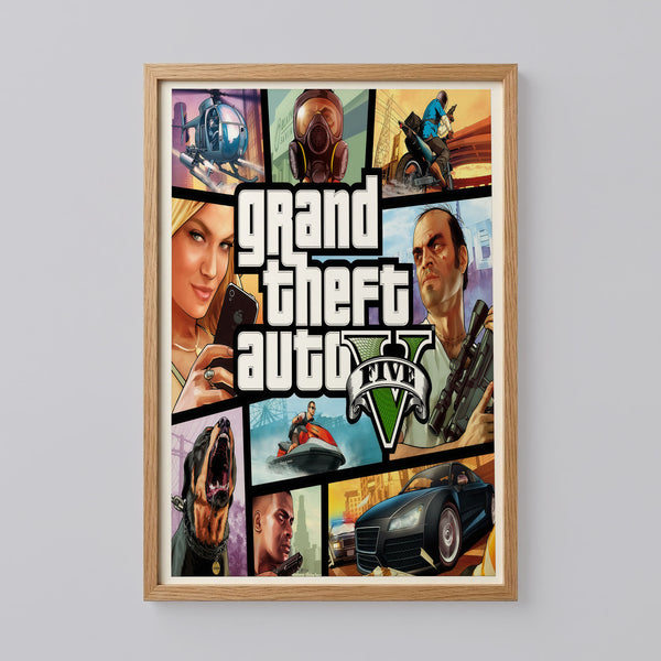 Grand Theft Auto Vice City Print Art