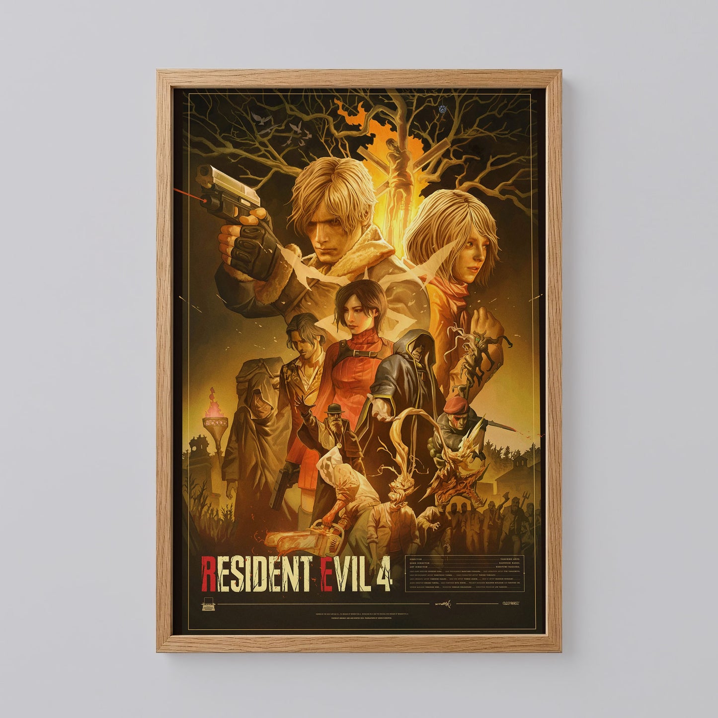 Resident Evil 4 Home Decor Art