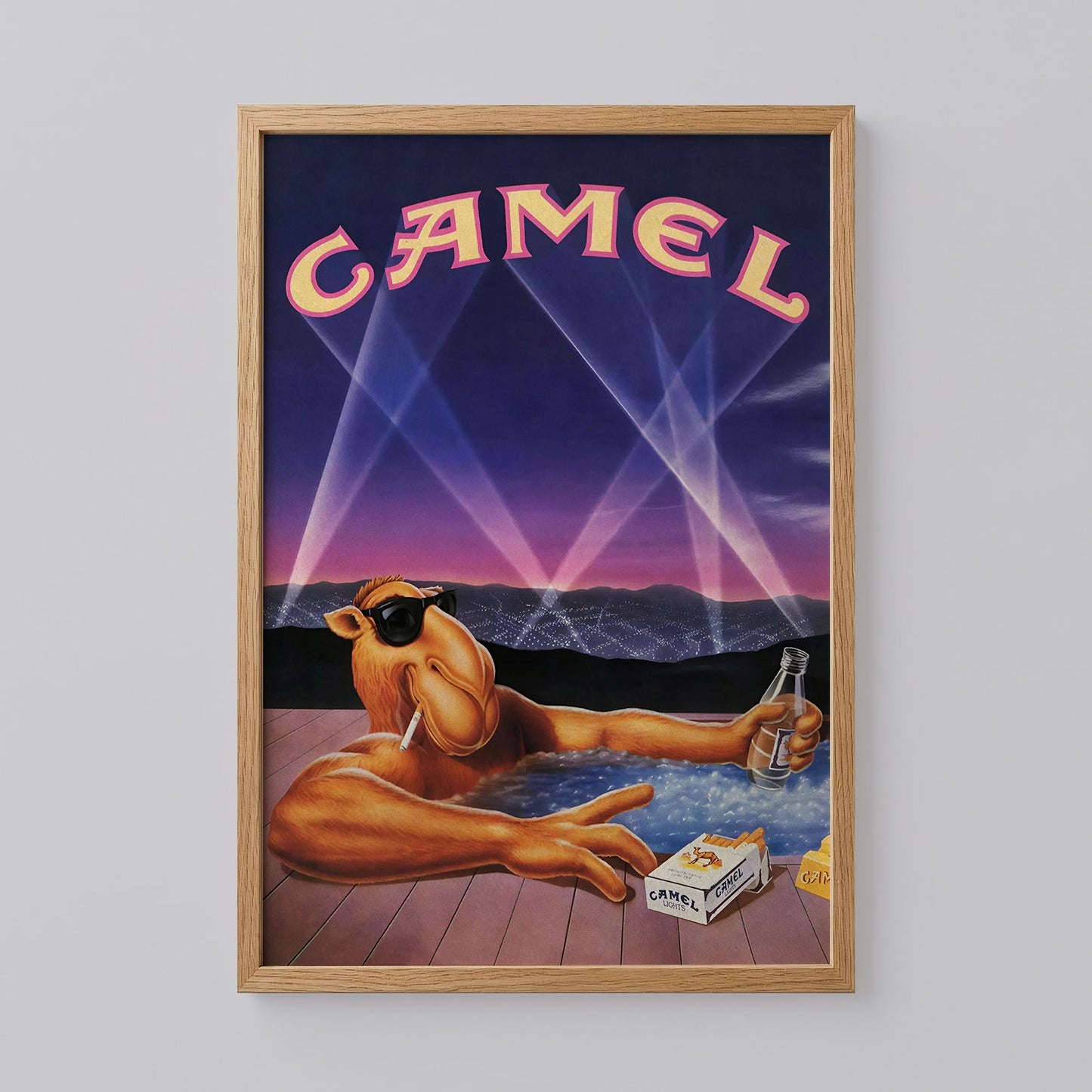 Camel Cigarette Advert Art