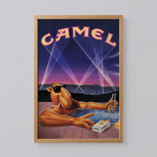 Camel Cigarette Advert Art