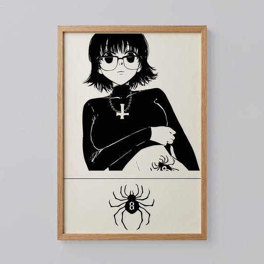Shizuku Spider Tattoo Hunter x Hunter Poster