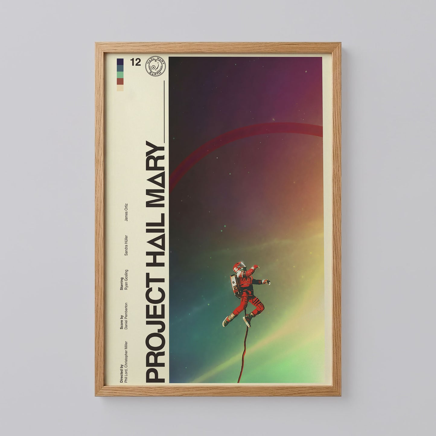 Project Hail Mary Fan Gift Poster
