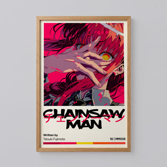 Makima Chainsaw Man Poster