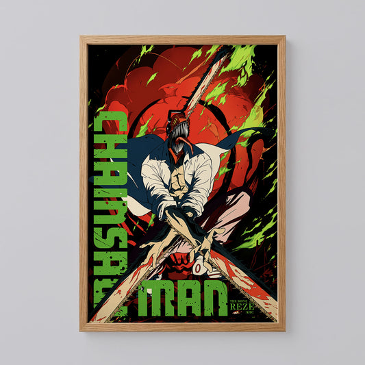 Chainsaw Man Denji Anime Poster