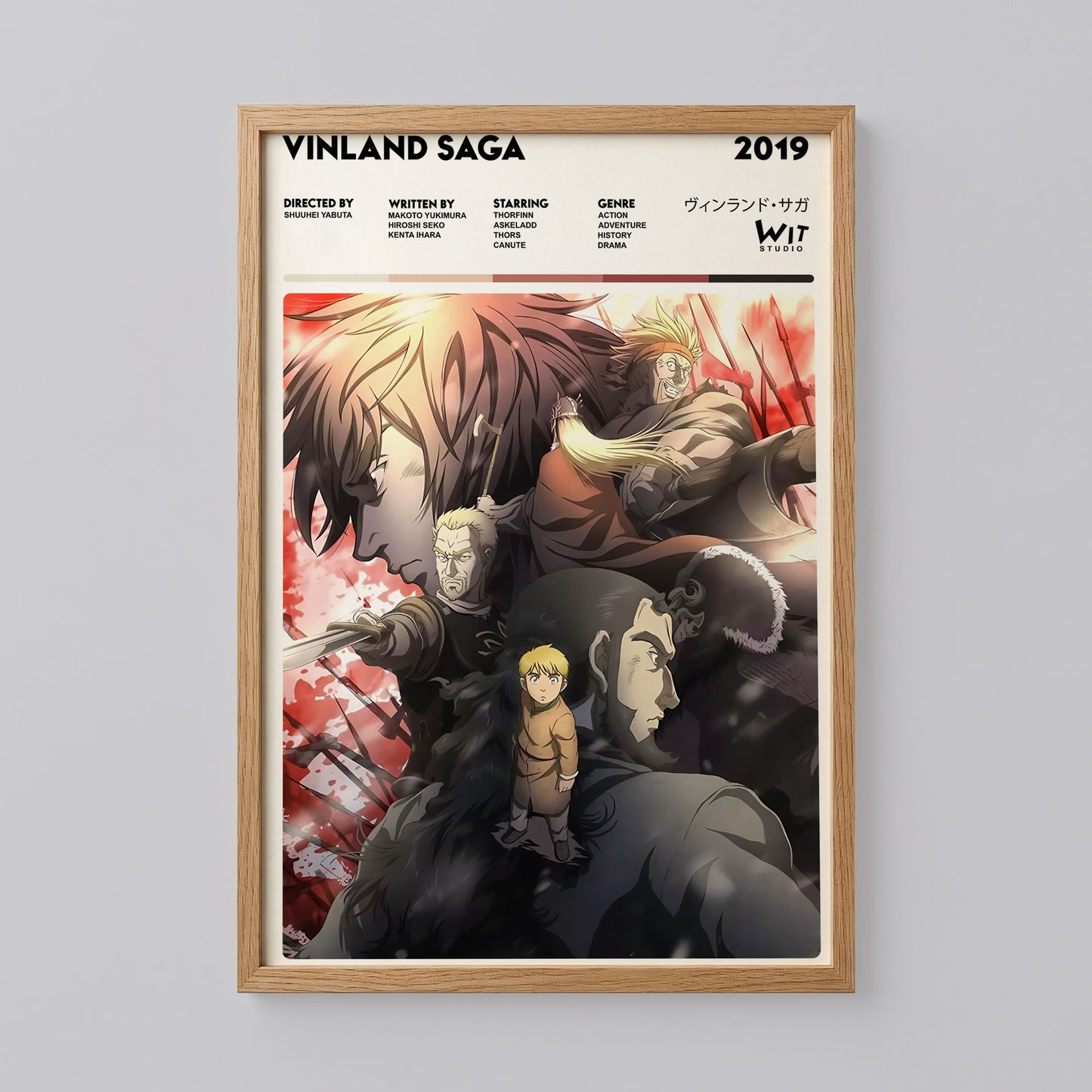 Thorfinn Anime Wall Art