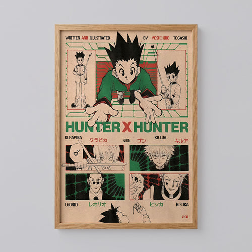 Hunter x Hunter Manga And Anime Poster