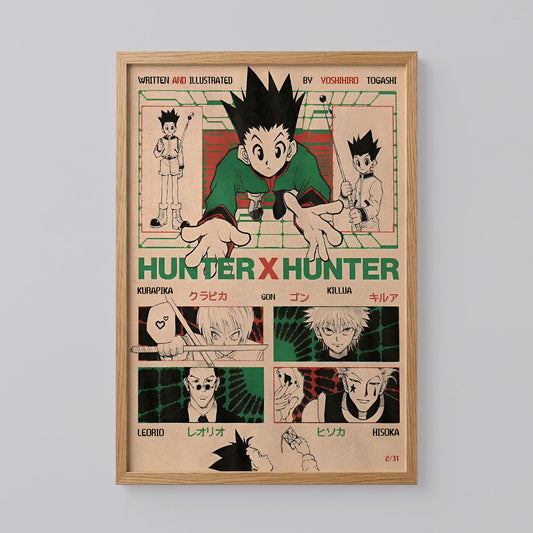 Hunter x Hunter Manga And Anime Poster