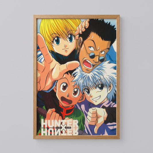 Hunter x Hunter Retro Anime Wall Art